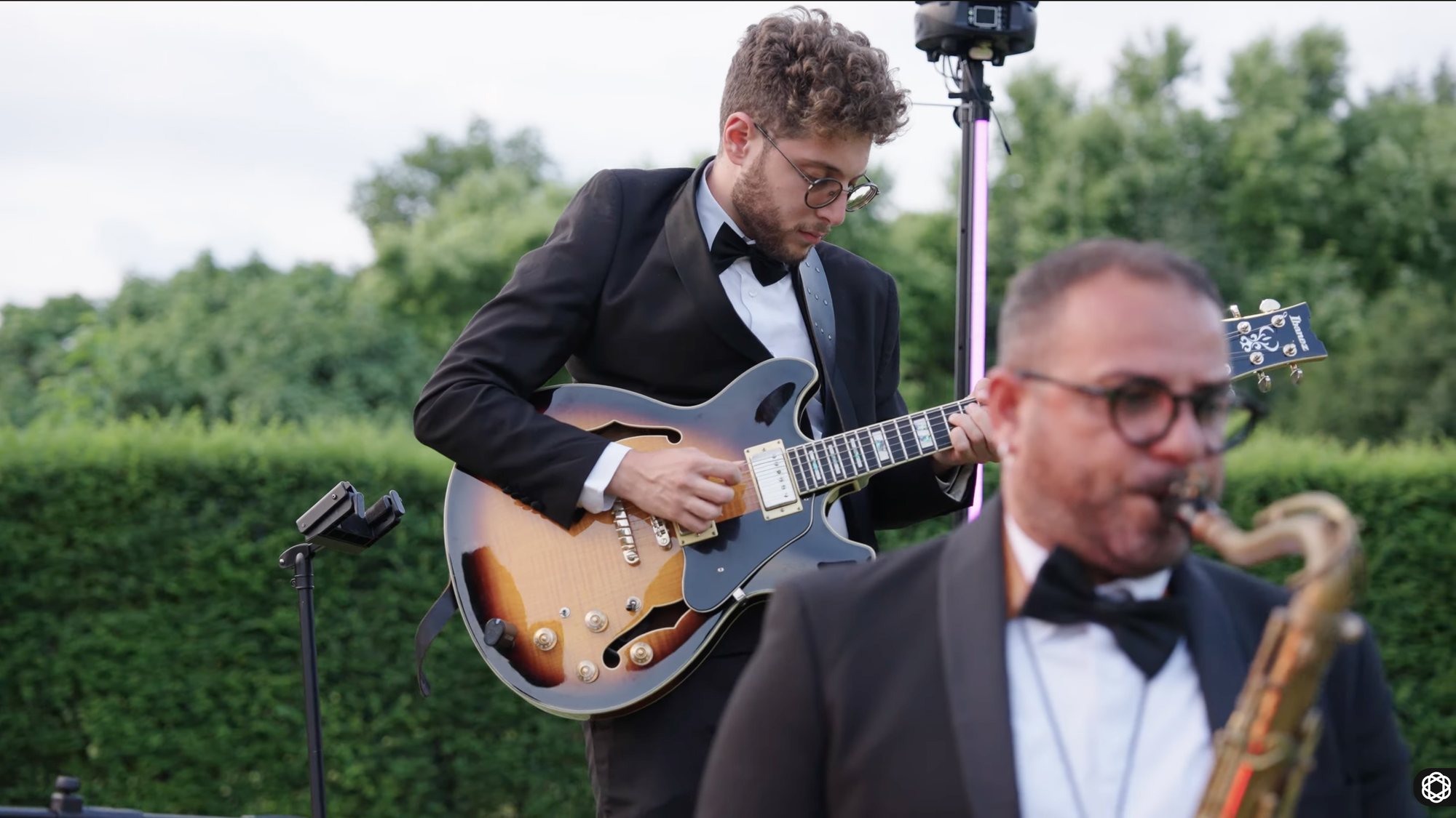 A frame from a wedding film we cut